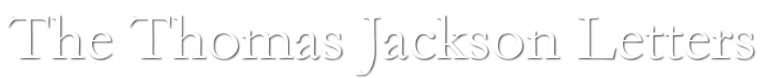 The Thomas Jackson Letters